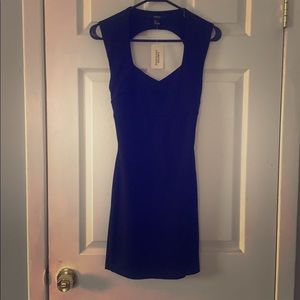Forever 21 black mini dress, open back